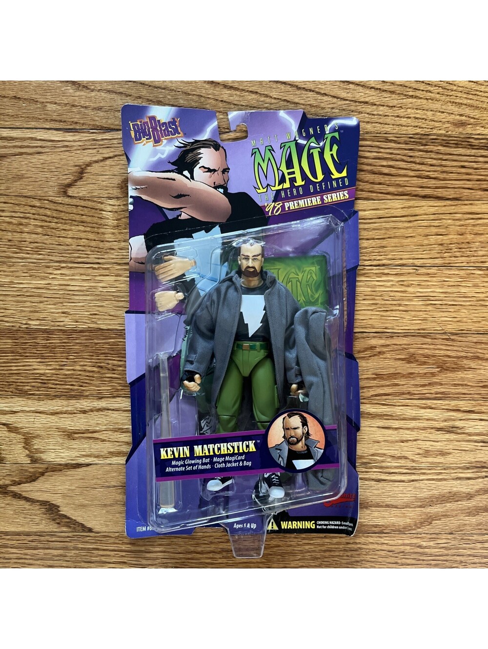 Big Blast Matt Wagner's Mage The Hero Defined KEVIN MATCHSTICK 8" Action Figure
